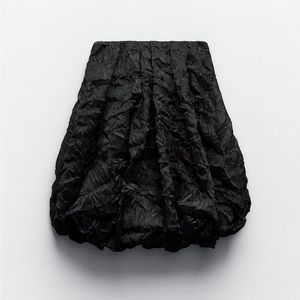 Organza mini balloon dress